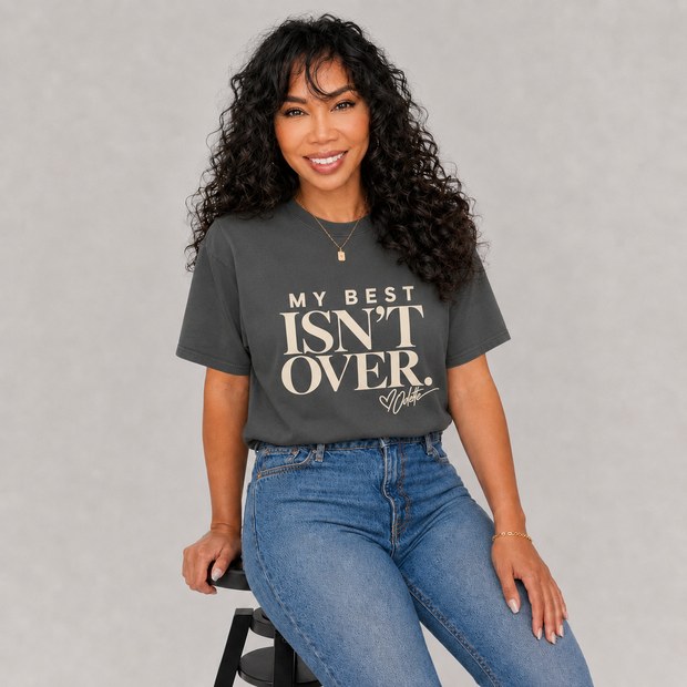 The Pepper charcoal My Best Isn&rsquo;t Over. tee